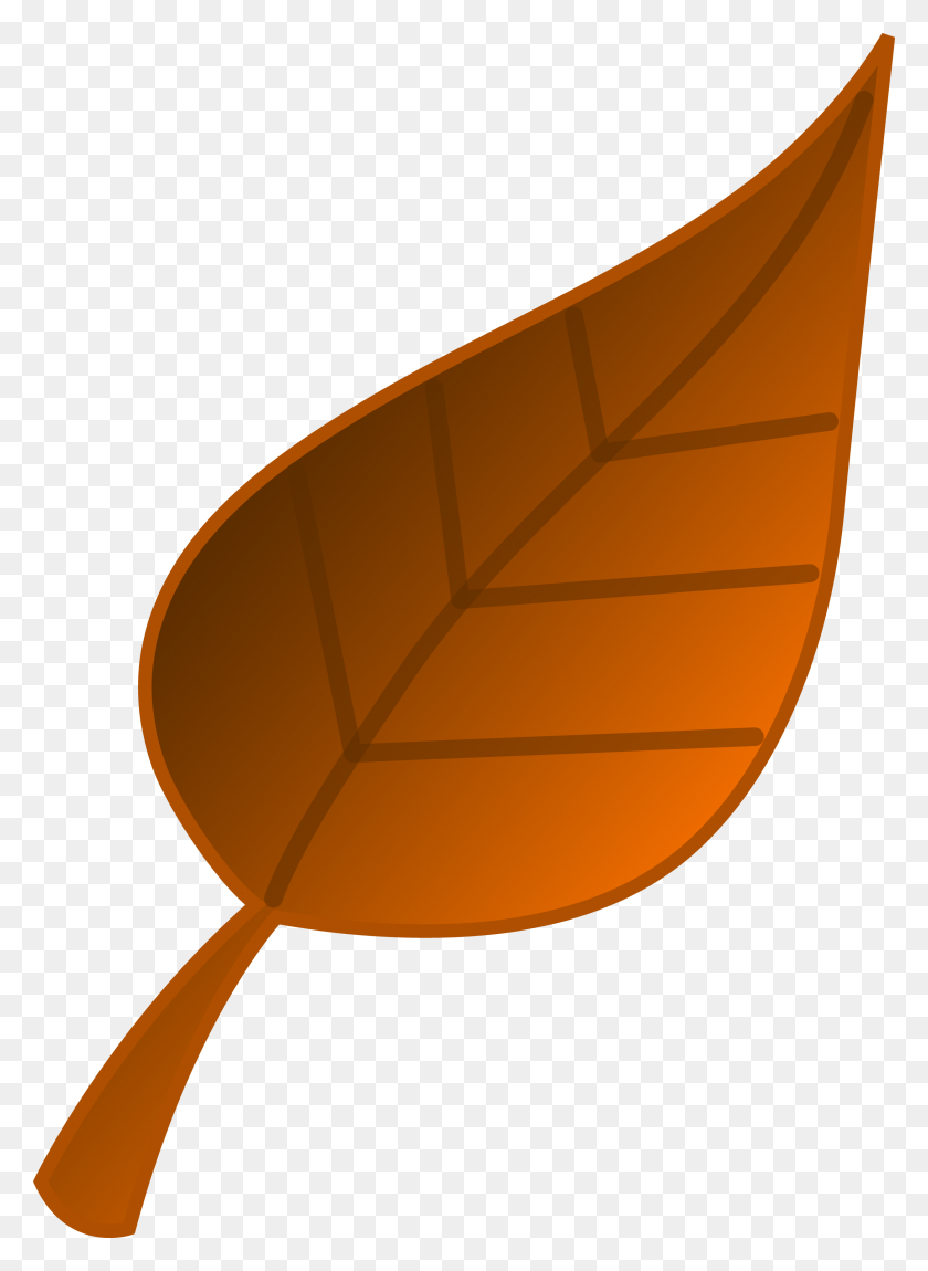 2504x3500 Leaves Clipart Orange Leaf - Slippery Clipart