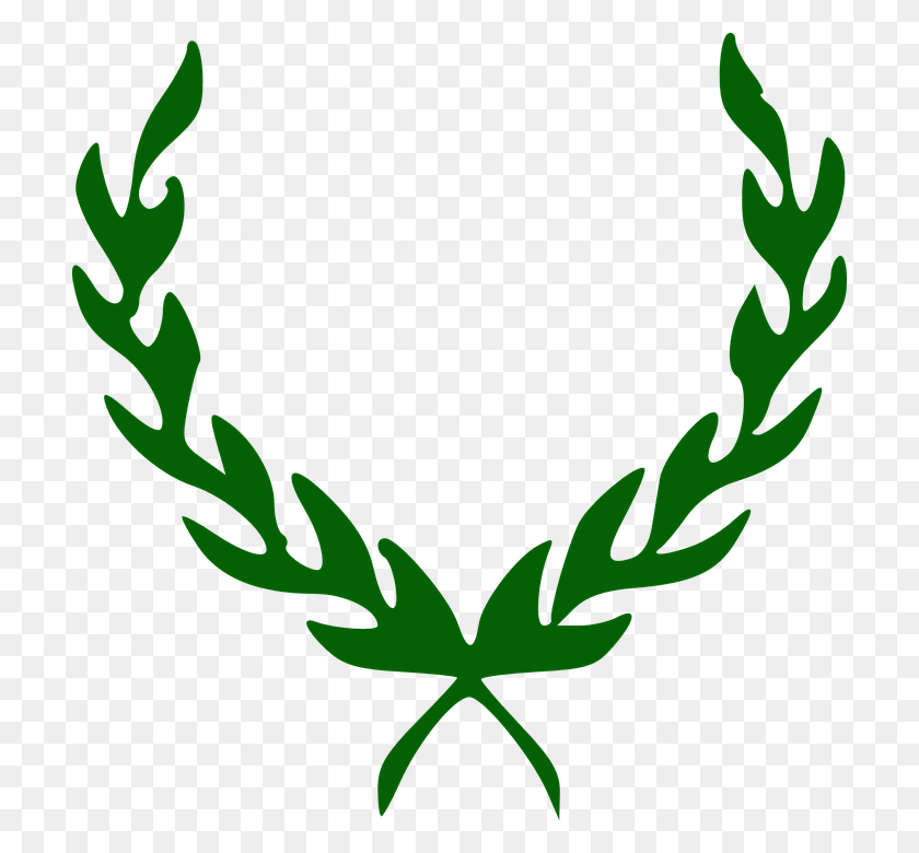 708x720 Leaves Clipart Wreath - Ancient Rome Clipart