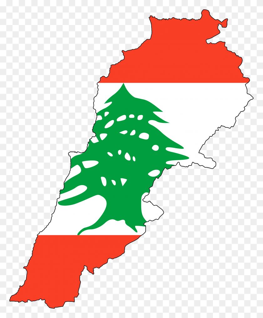 2048x2515 Карта Флага Ливана Ливан, Официально Известный Как Ливан - Карта Израиля Клипарт