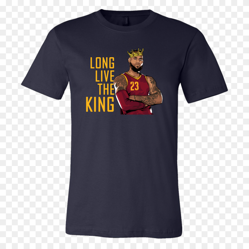1024x1024 Lebron James 'Long Live The King' T Shirt Tee Wise - Lebron James Png