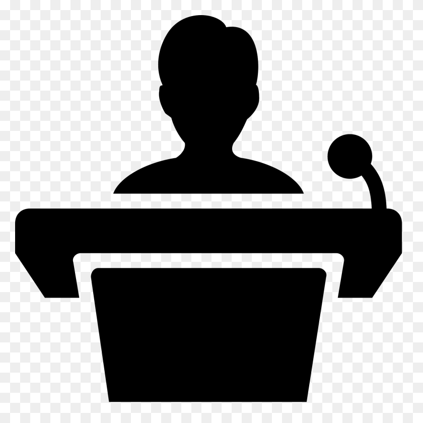 1600x1600 Lecturer Icon - Podium PNG