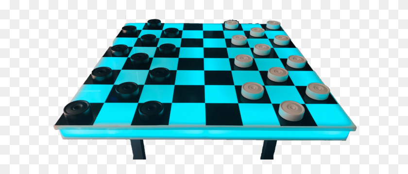 640x300 Led Checkers Chess Game - Checkers PNG