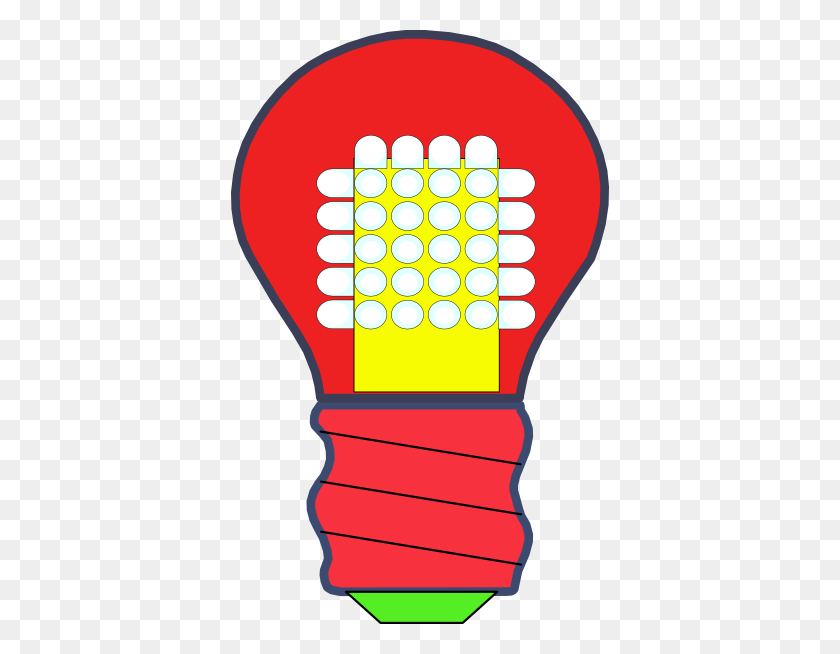 378x594 Led Light Bulb Clip Art - Free String Light Clipart