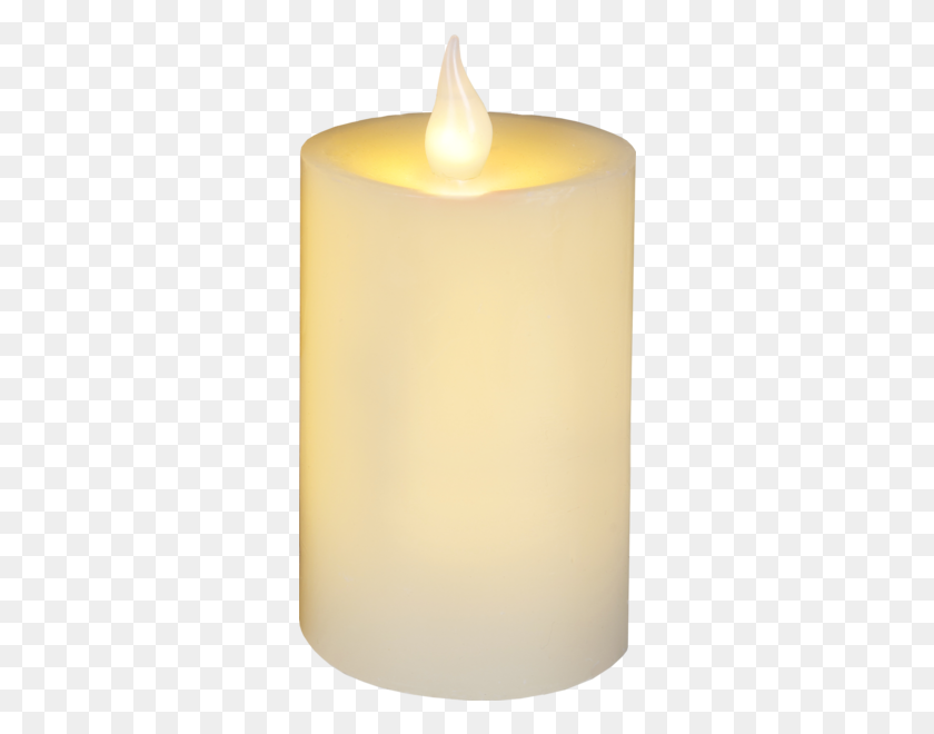 600x600 Led Pillar Candle Flame - Candle Flame PNG