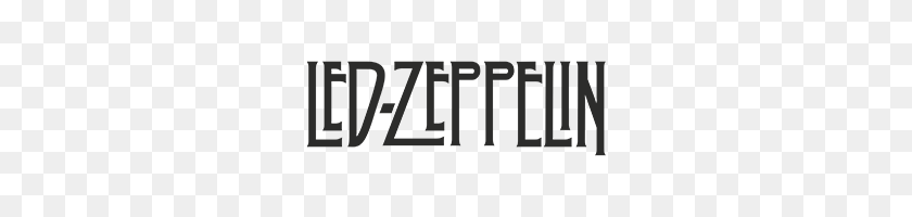 280x140 Led Zeppelin Camisetas De Ropa Amplificada Ropa - Led Zeppelin Logo Png