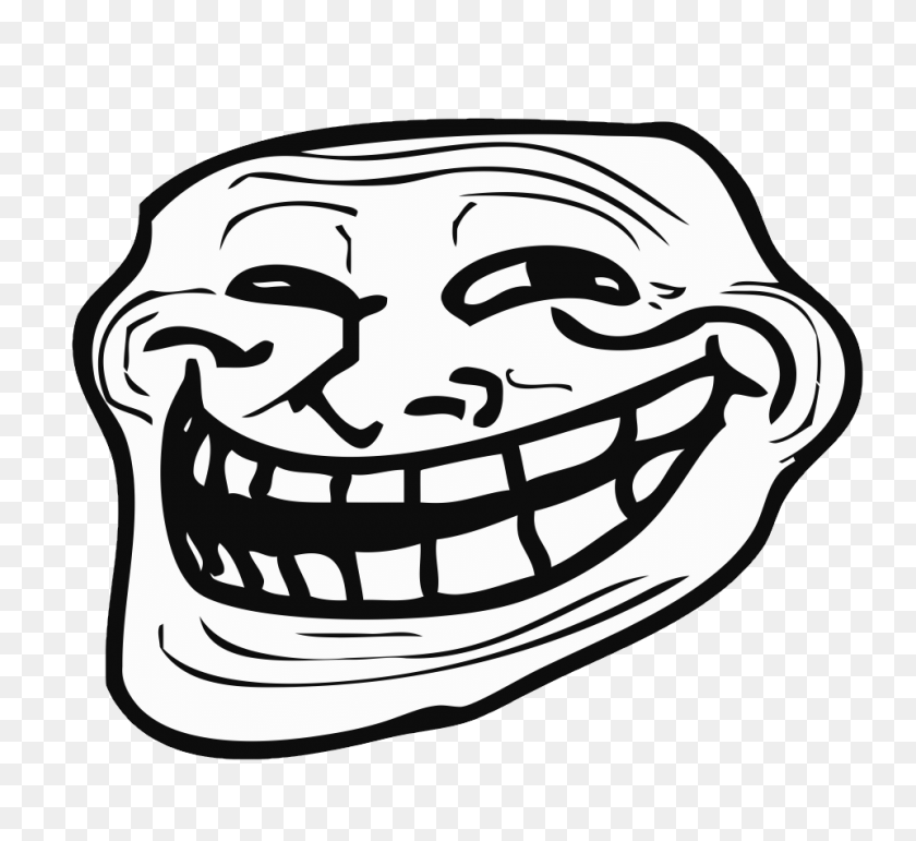 960x876 Left Troll Face Transparent Png - Troll PNG