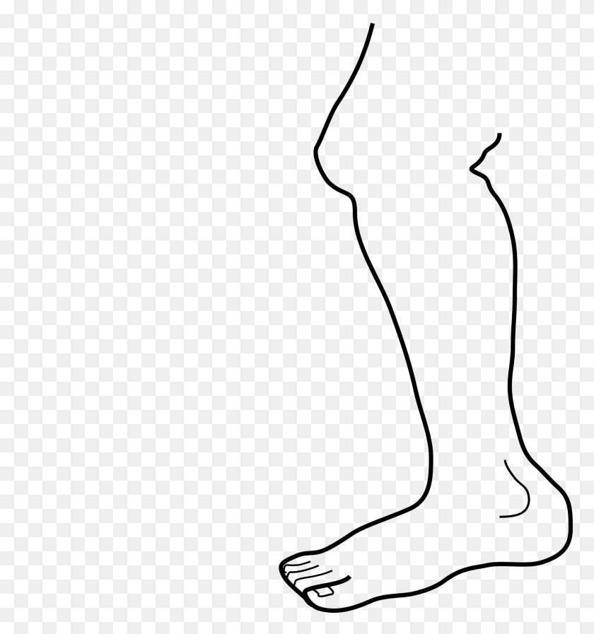 2236x2400 Нога Клипарт Посмотрите На Изображения Ноги Картинки - Ленивец Клипарт Черно-Белое