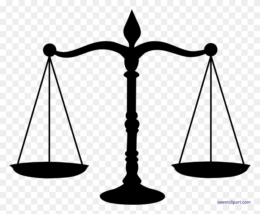 3425x2771 Legal Scales Black Silhouette Clip Art - Email Clipart PNG