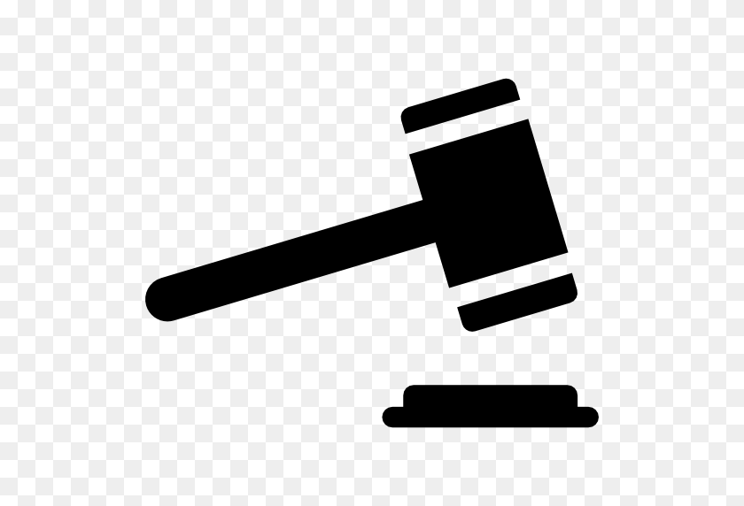 512x512 Legal, Juicio, Tribunal, Judicial, Juez, Icono De La Ley - Imágenes Prediseñadas De Mazo De Juez