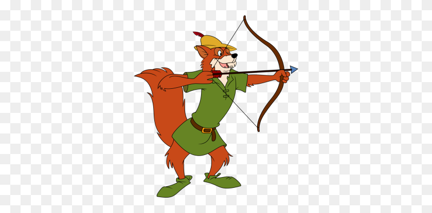 320x355 Legends - Robin Hood Clipart