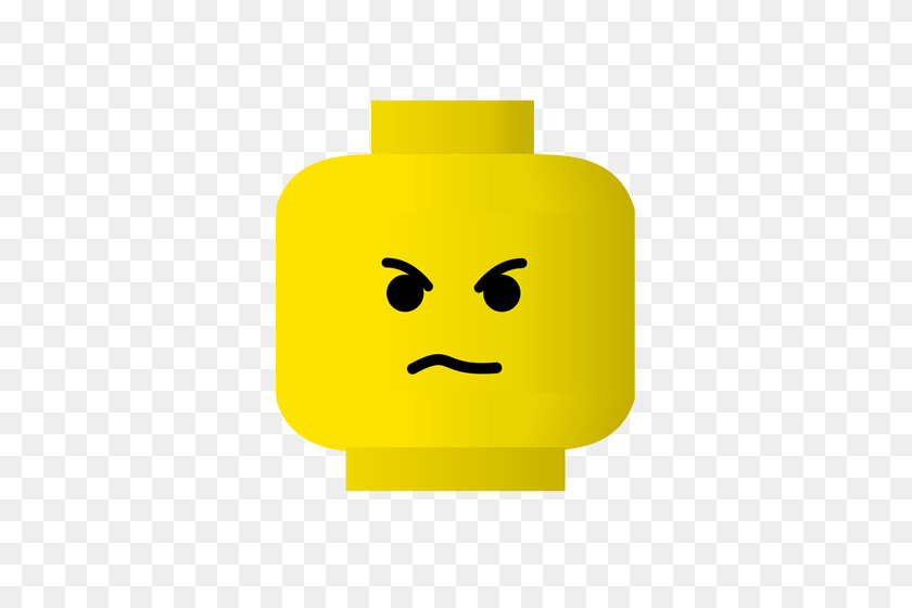 354x500 Lego Angry Clipart Face Emoji Png - Gotham City Clipart