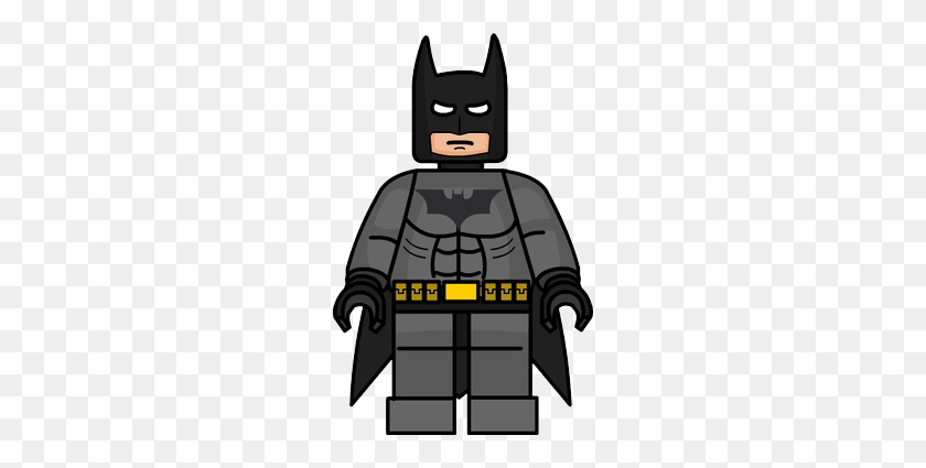 236x365 Lego Batman Clipart Image Draw - Batman Clipart Free