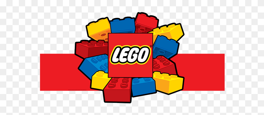 600x307 Lego Blocks Clip Art - Lego Border Clipart