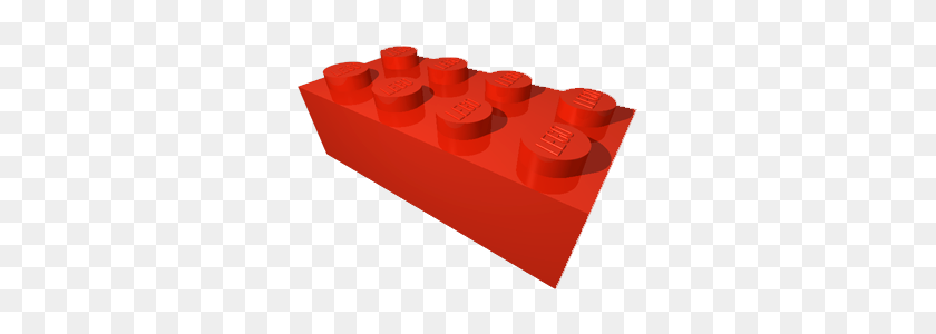 320x240 Lego Brick - Red Rectangle PNG