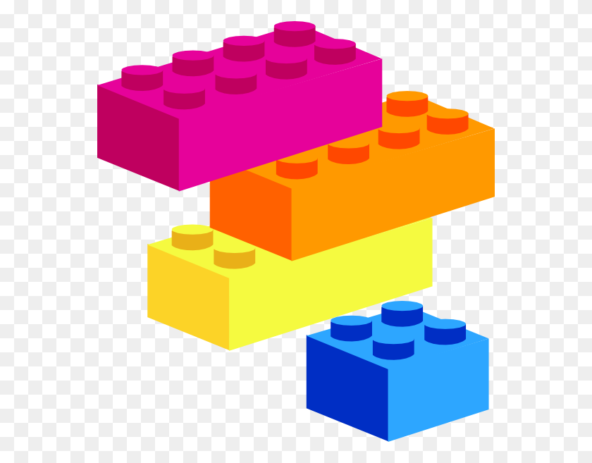 564x597 Lego Bricks Clip Art - Isolation Clipart