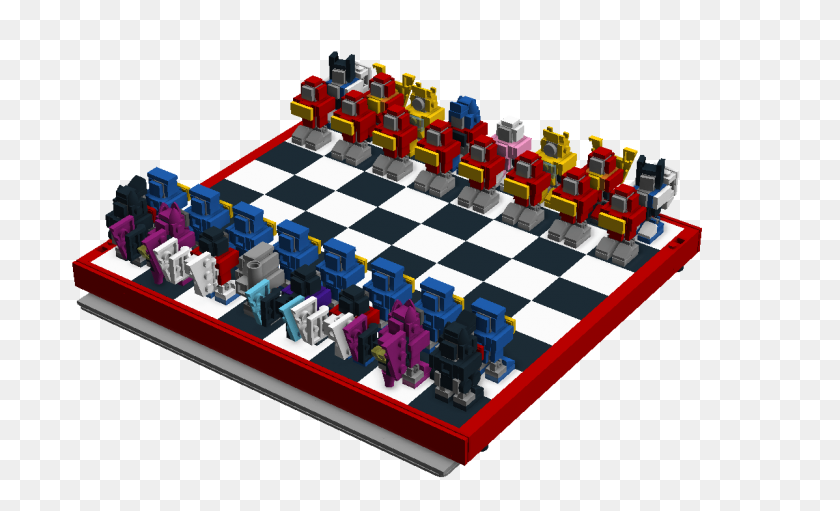 1198x693 Lego Chessboard Transformers Theme - Chess Board PNG