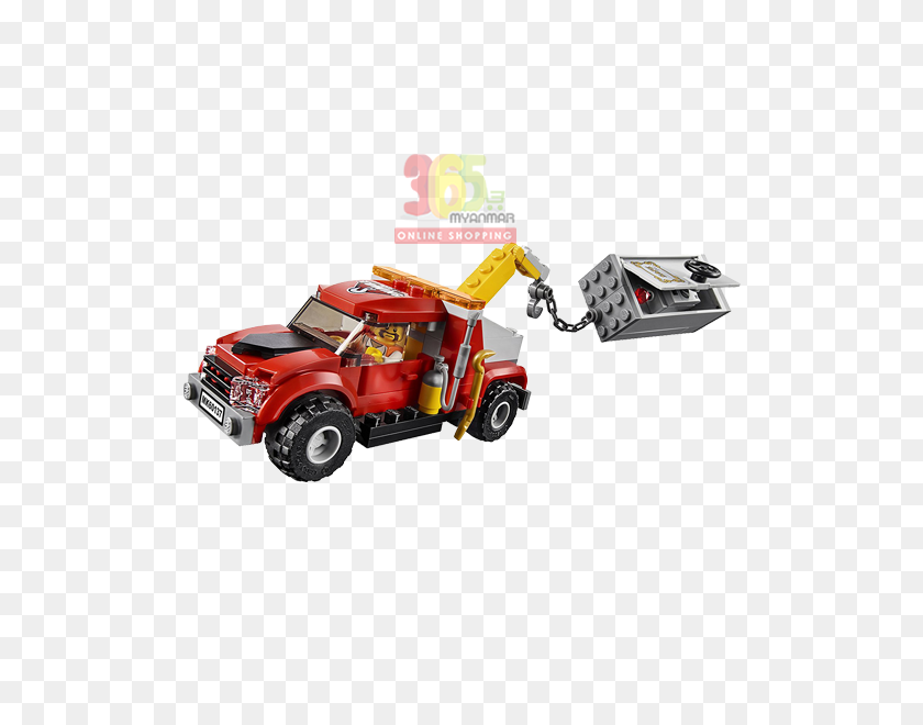 600x600 Lego City Police Tow Truck Problema De Construcción De Juguete - Camión De Remolque Png