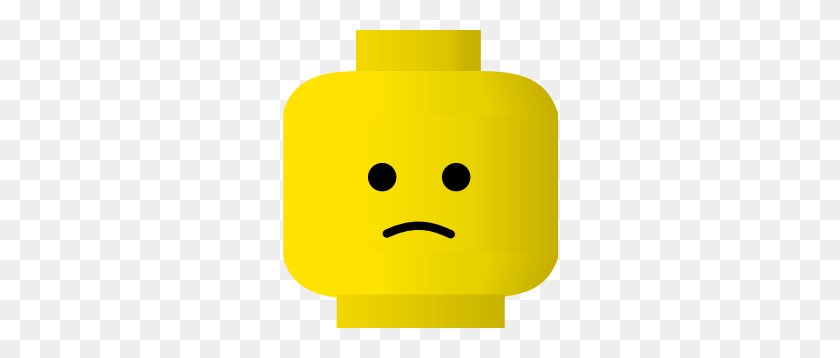 Lego Clip Art - Sad Person Clipart