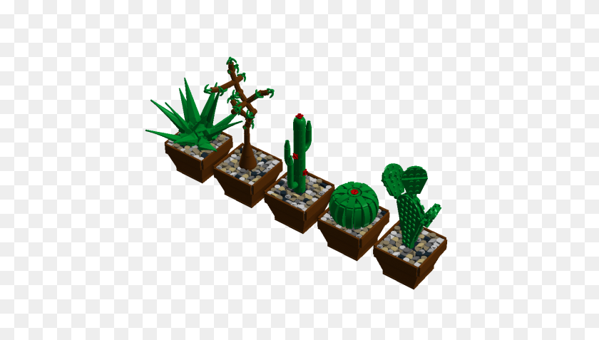 1441x772 Lego Ideas - Succulents PNG