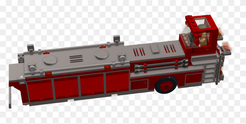 1600x743 Lego Ideas - Firetruck PNG