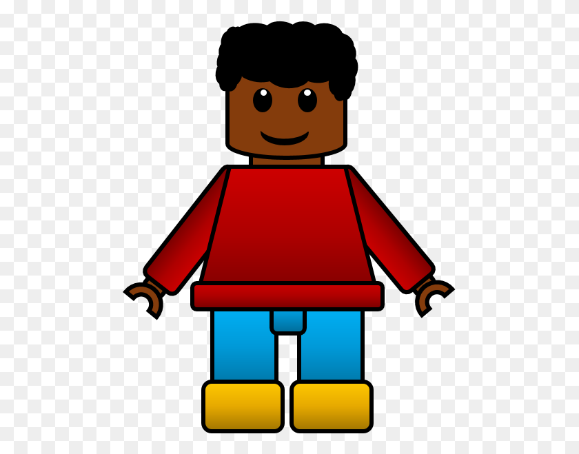 483x599 Лего Вдохновленный Детский Клипарт Коммерческое Использование Хорошо, Потрясающий Клипарт - Лего Клипарт Черно-Белый