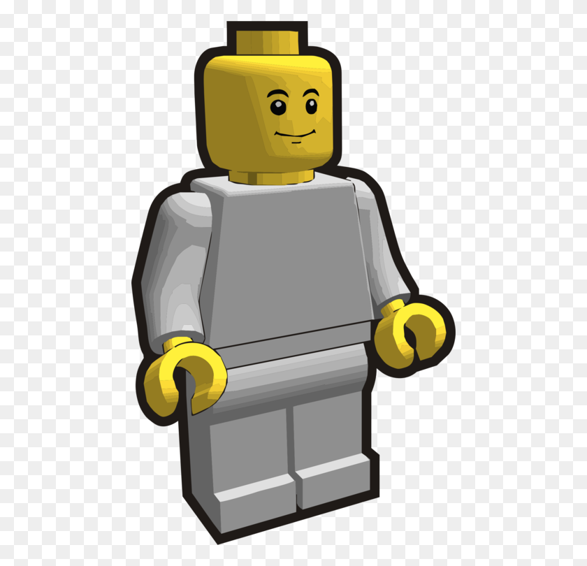 464x750 Lego Minifigure Toy Block Drawing - Toy Box Clipart