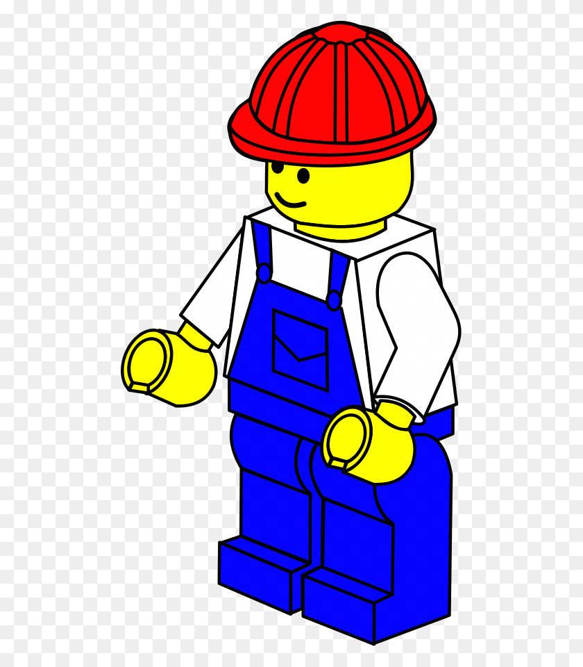 491x900 Lego Town Trabajador Png Cliparts Para Web - Trabajador Png