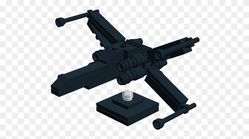 2320x1219 Lego X Wing Monochrome - X Wing PNG