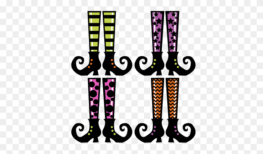 432x432 Legs Clipart Witch Shoe - Witch Face Clip Art