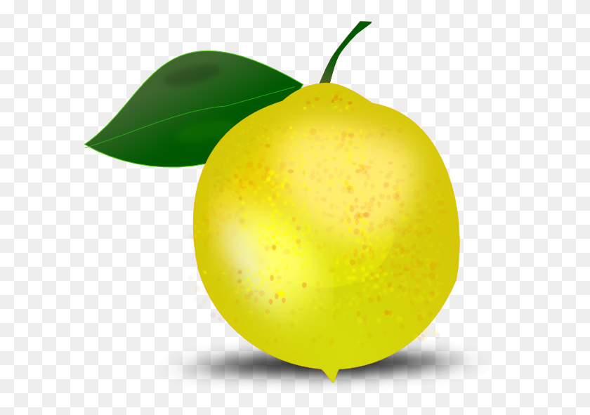 600x531 Lemon Photorealistic Clip Art - Papaya Clipart