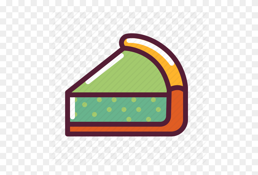 512x512 Lemon, Pie, Slice Icon - Pie Slice Clipart