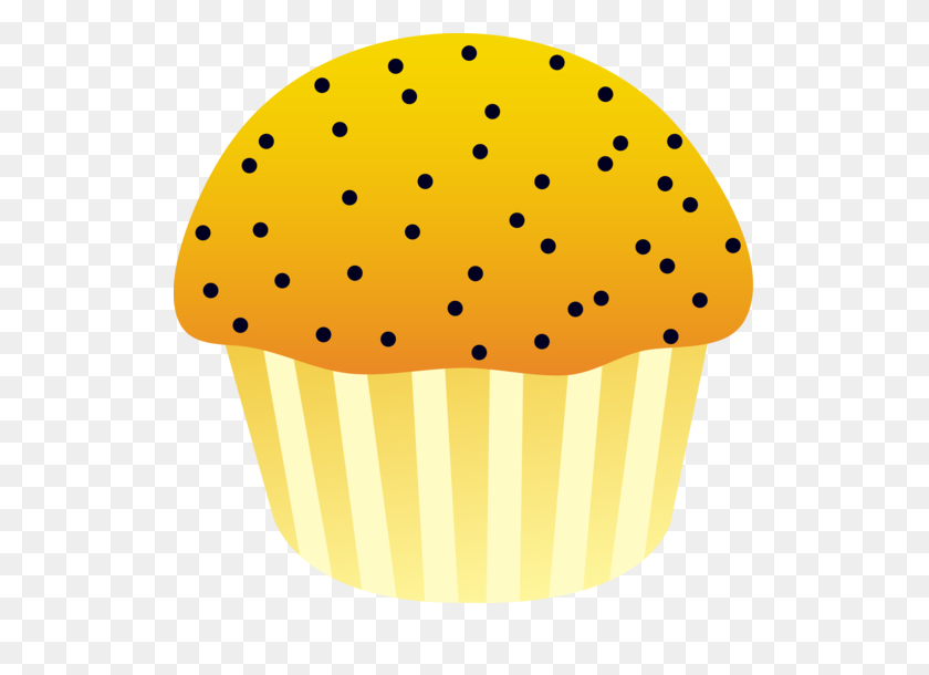 525x550 Lemon Poppy Seed Muffin - Seed Clipart