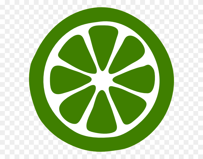 600x599 Lemon Slice - Lime Wedge PNG
