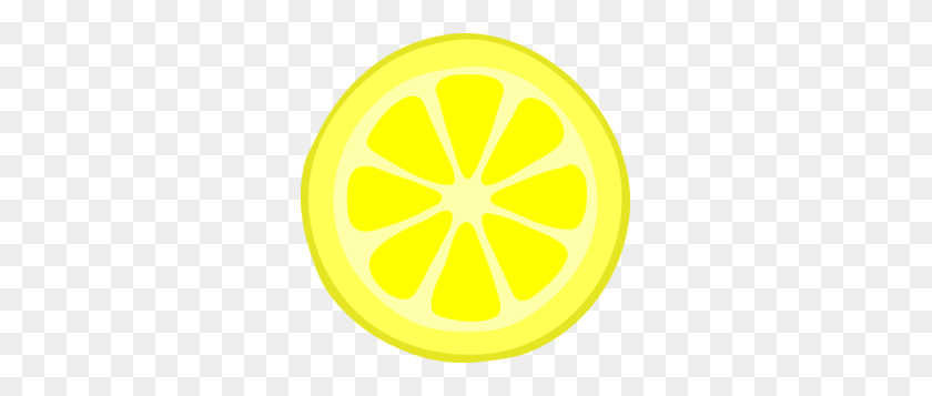 297x297 Lemon Slice Clip Art - Lime Wedge Clipart