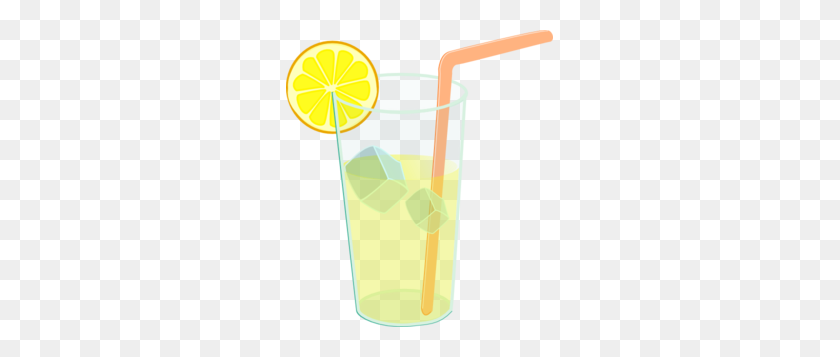 267x297 Lemonade Glass Clip Art - Glass Of Lemonade Clipart