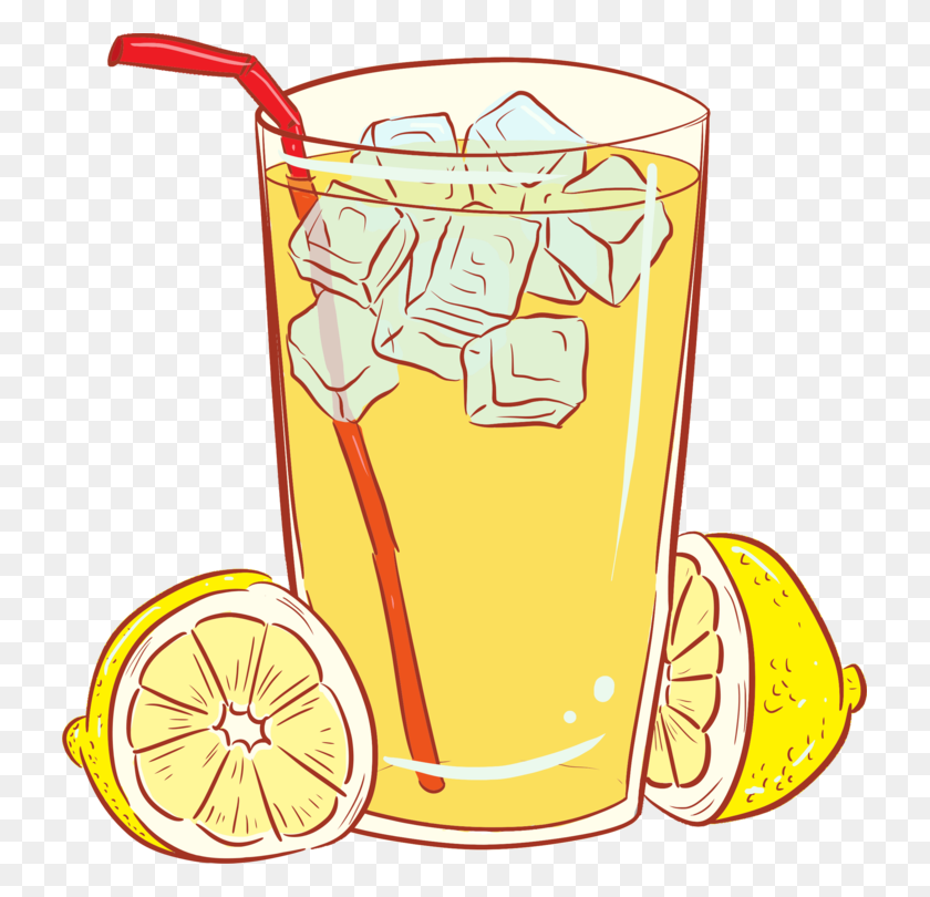 727x750 Lemonade Stand Fizzy Drinks Iced Tea - Sweet Tea Clipart