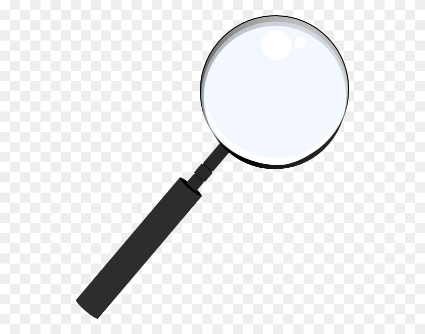 540x599 Lens Clipart Magnifying Glass - Magnifying Glass Clipart Free