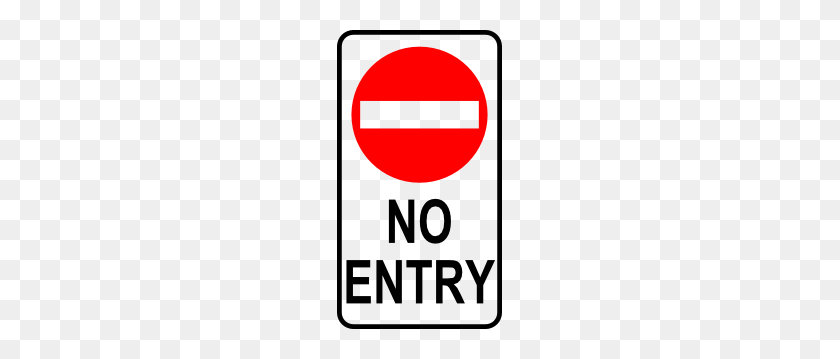 165x299 Leomarc Sign No Entry Clip Art - Entrance Clipart