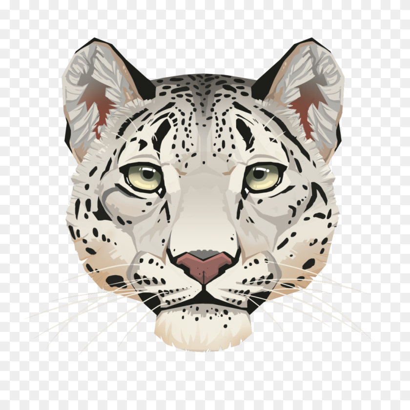 1024x1024 Leopard Face Png Background Image Vector, Clipart - Leopard Face Clipart