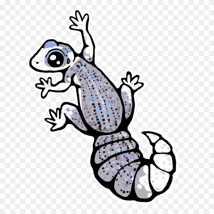 894x894 Leopard Gecko Sticker! - Leopard Gecko Clipart