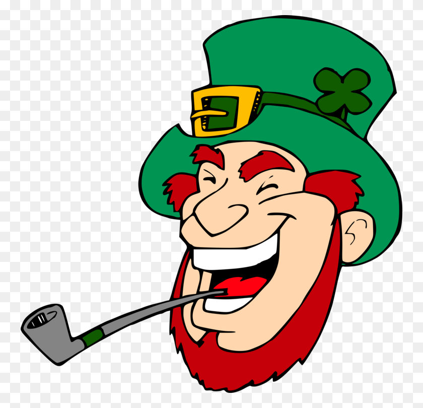 758x750 Leprechaun Saint Patrick's Day Irish Download Laughter Free - Saint Patrick Clipart