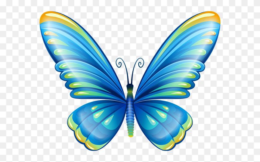 600x463 Leptiri Butterfly - Artist Palette PNG