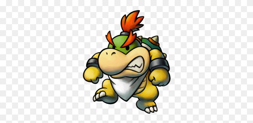 300x348 Let's Clear Up The Confusion On Baby Bowser And Bowser Jr Neogaf - Bowser Jr PNG