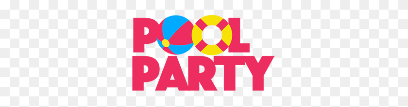 300x162 Let's Get This Party Started! - Pool Party PNG