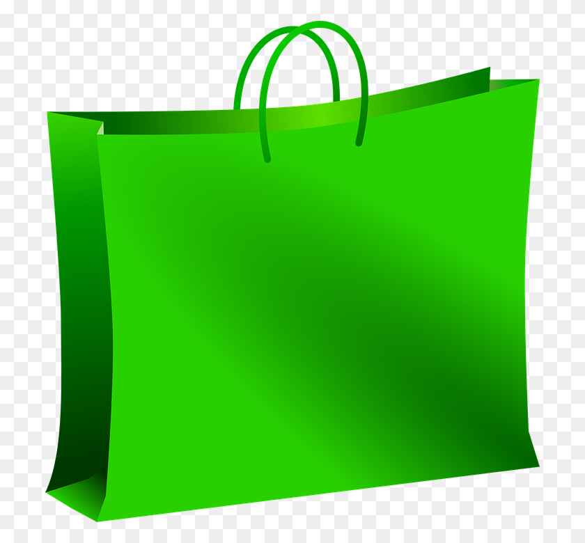 710x720 Let's Go Shopping! - Go Green Clipart