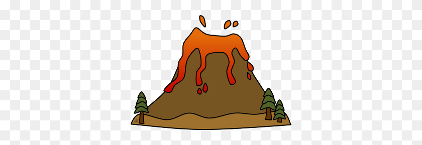 320x229 Let's Make Our Volcano! Let's Practice! - Volcanic Eruption Clipart