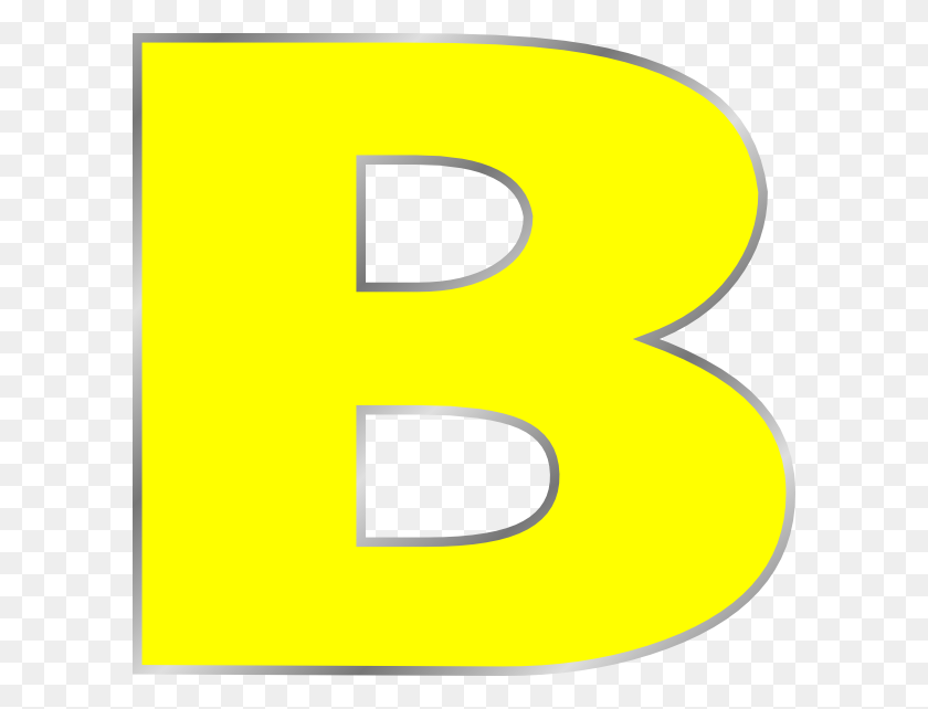 600x582 Letter B Png Clip Arts For Web - Letter B PNG