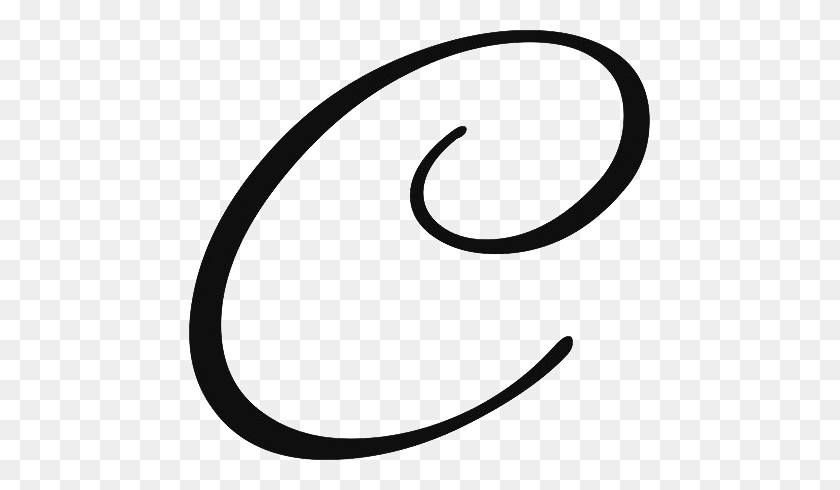 461x430 Letter C Png - Letter C Clipart Black And White