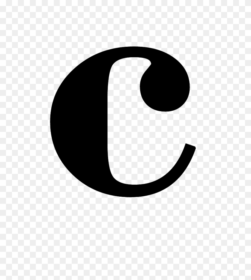 823x923 Letter C Png Images Free Download - Letter C Clipart Black And White