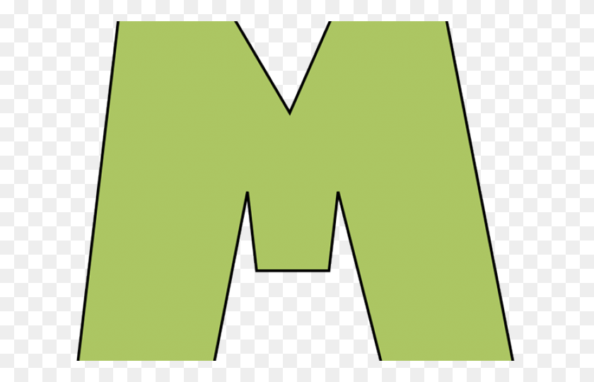 640x480 Letter Clipart Mampm - Letter M Clipart